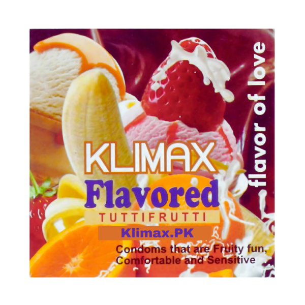 Klimax Flavored Tutti Frutti Condoms 2s - Klimax.PK