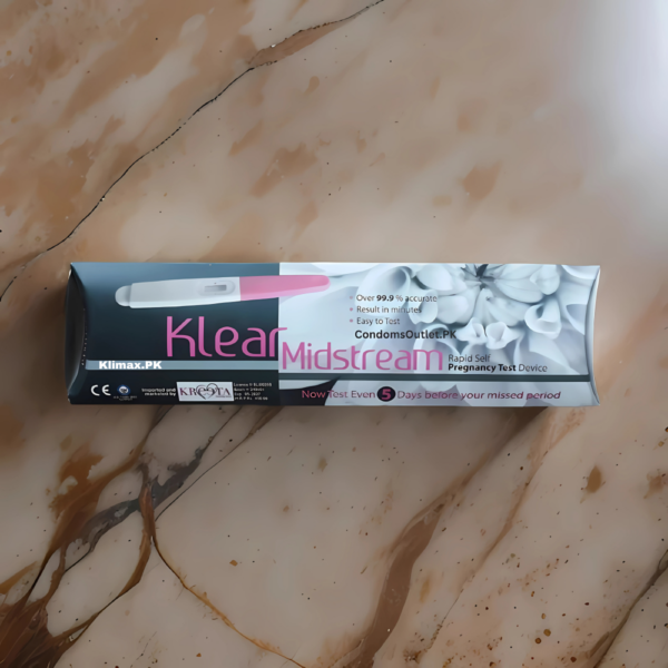 Klear Midstream Rapid Self Pregnancy Test Device
